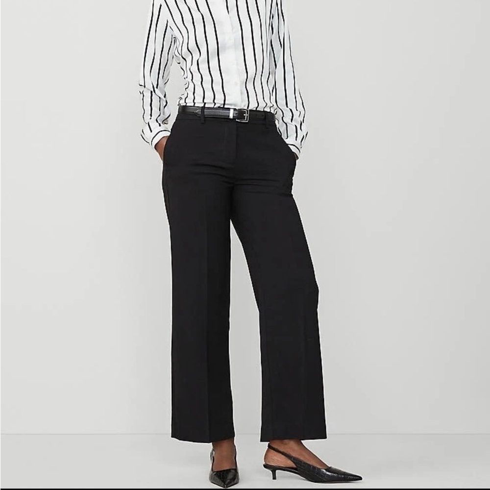 Ann Taylor The Straight Ankle Pant In black Size 8 New Dress Pants